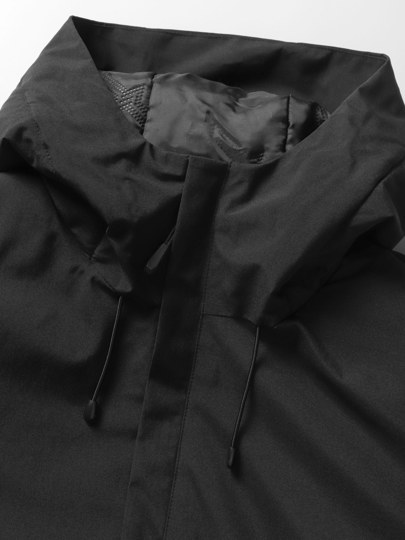 Damjacka med grafiskt tryck och huva – Casual vinterstil