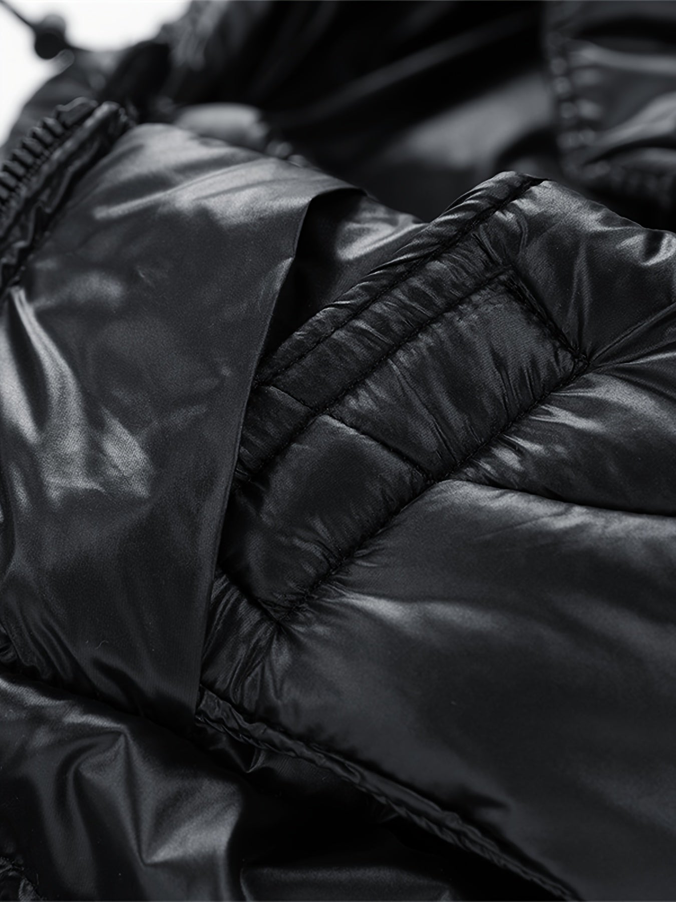 Herr Vinterjacka Puffer med Huva – Urban Stil och Värme för Kallt Väder