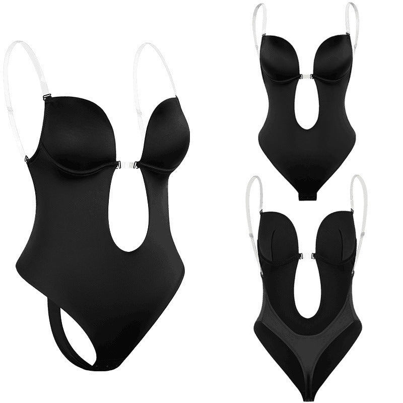 Shapewear Bodysuit för Dam – Urringat, Osynlig Body med Stöd och Lyft