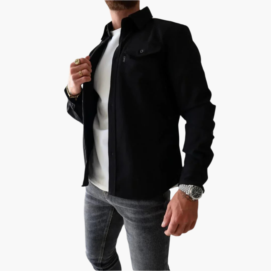 Joe – Knappjacka Overshirt för Moderna Män