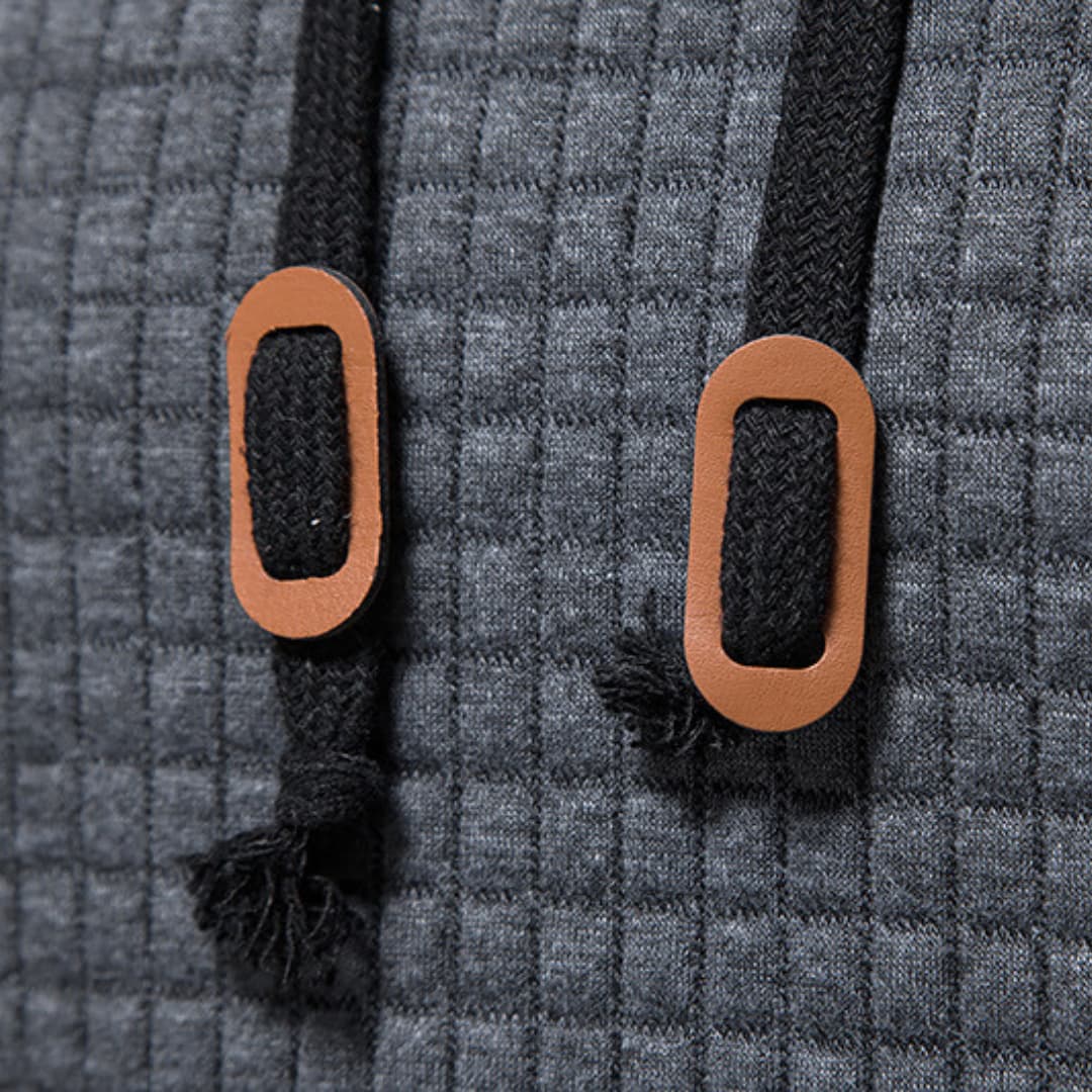 Stanley – Bekväm Hoodie med Rutmönster
