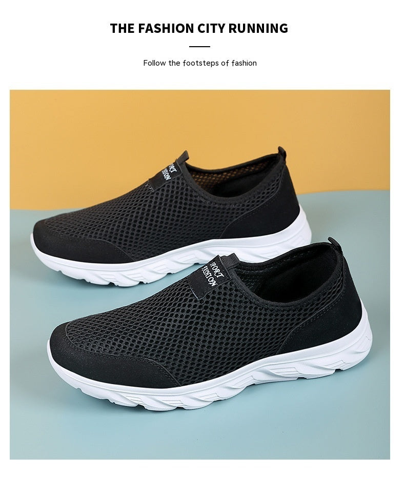 Denis – Somriga Mesh Slip-on Andningsbara Sneakers Lätta Reseskor