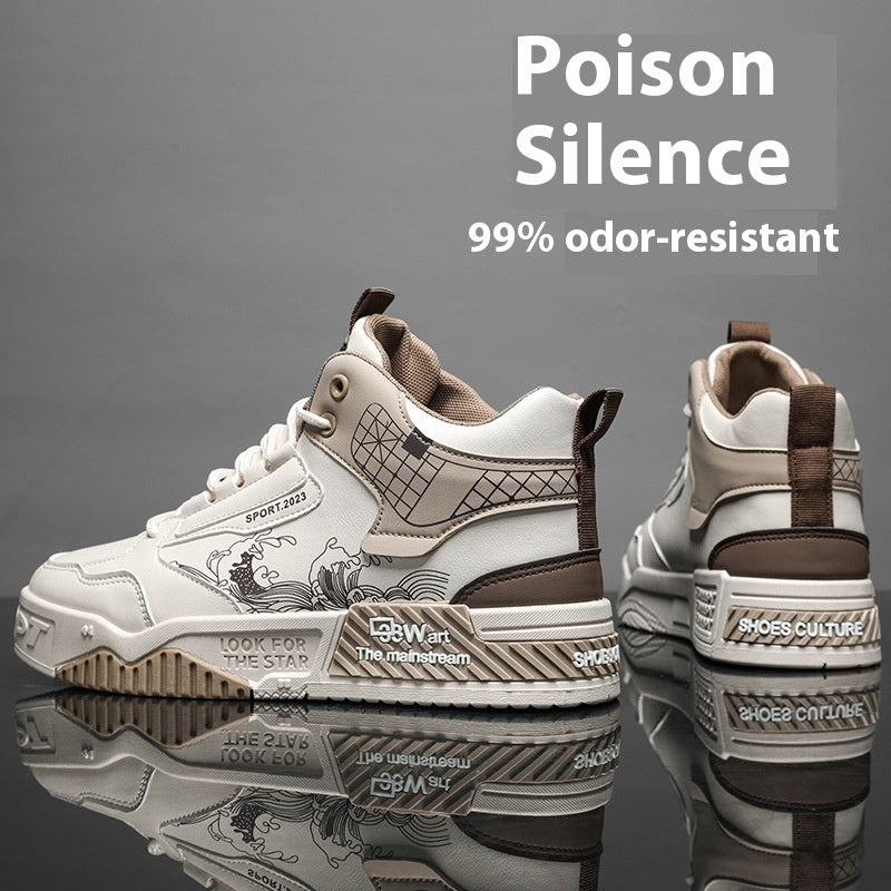 Oliver – Moderiktiga Höga Sneakers för Män