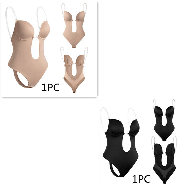 Shapewear Bodysuit för Dam – Urringat, Osynlig Body med Stöd och Lyft