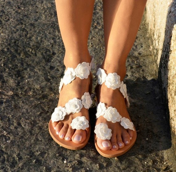 Amy – Blommiga Sandaler för Dam i Stora Storlekar