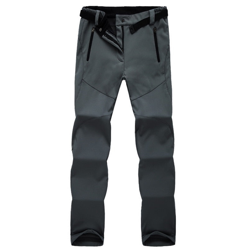 Dam Outdoor Vandringsbyxa Softshell Vinter – Funktionell och Vindtät Friluftsbyxa för Trekking och Vandring