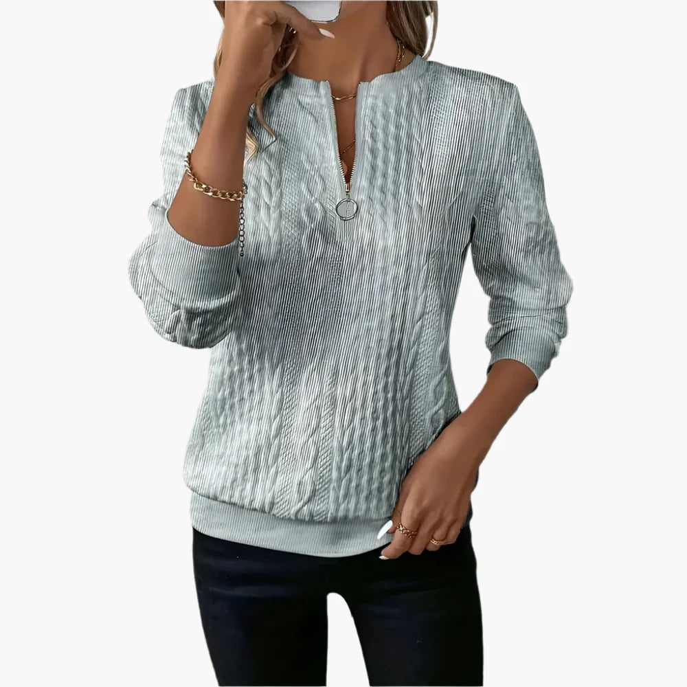 Samantha – Pullover för kvinnor med elegant stickat mönster