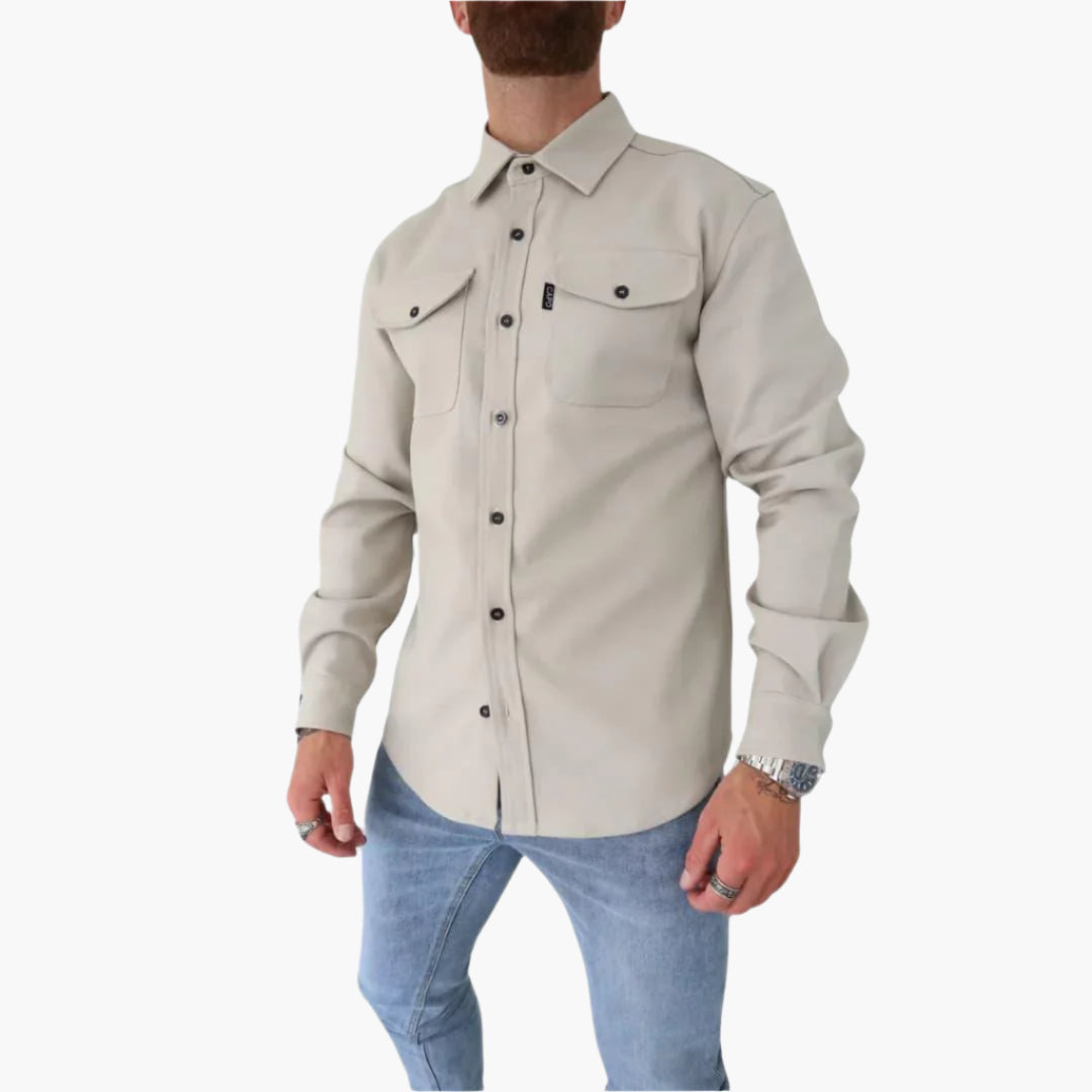 Joe – Knappjacka Overshirt för Moderna Män