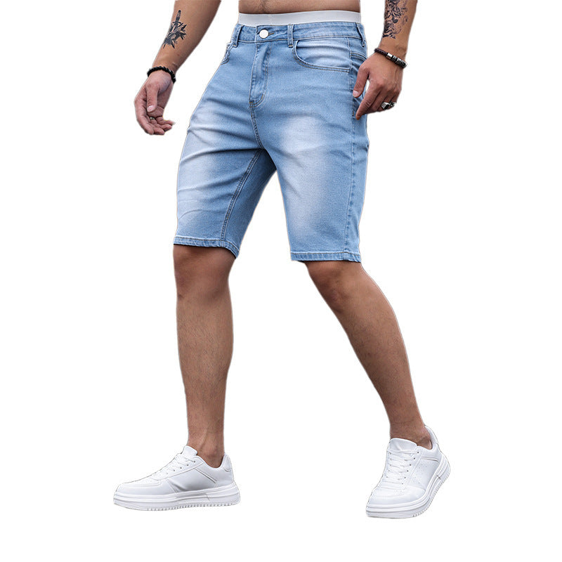 Steve – Tredelad Stretch Tight Denim Shorts