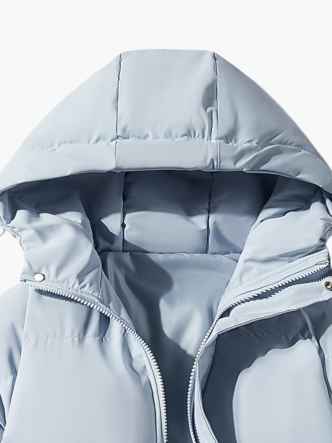 Herr vinterjacka med huva – Vadderad, avslappnad och varm ytterjacka för vardagsbruk