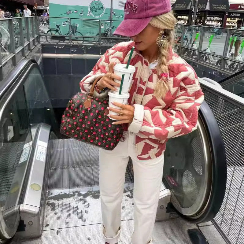 Ashley – Blommig Oversized Kappa