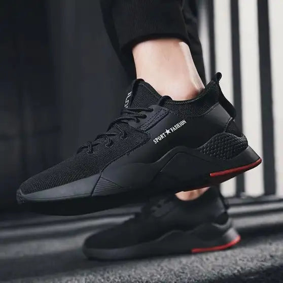 Sportiga Herrsneakers med Snörning och Lätt Ventilation för Sommaren