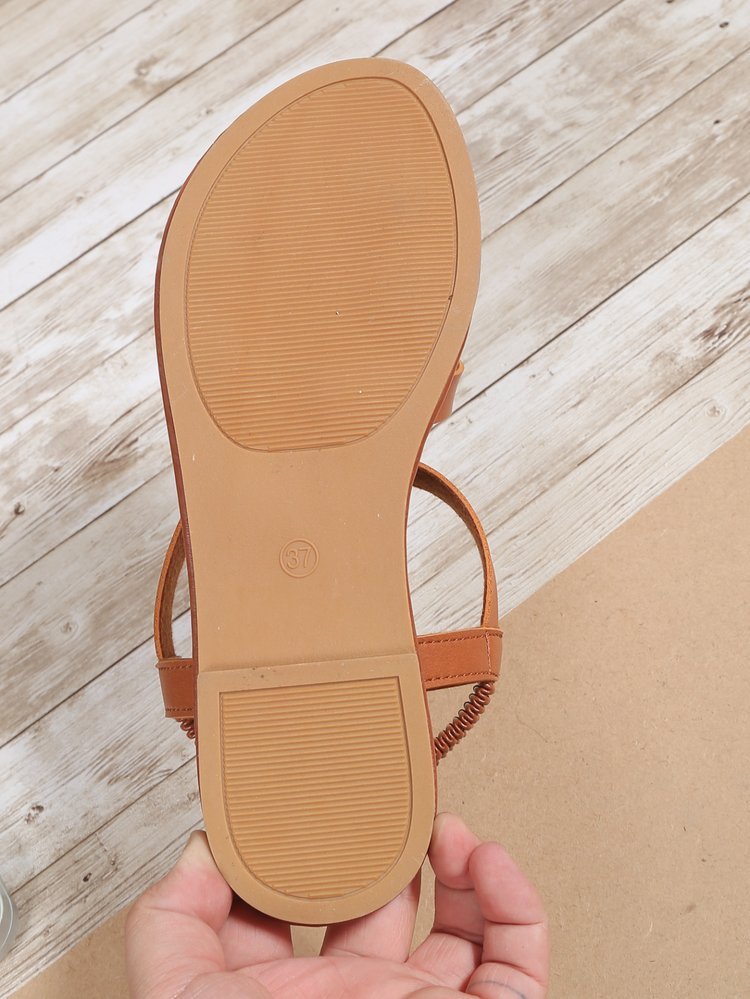 Lily – Sommar Runda Tå Öppna Tofflor