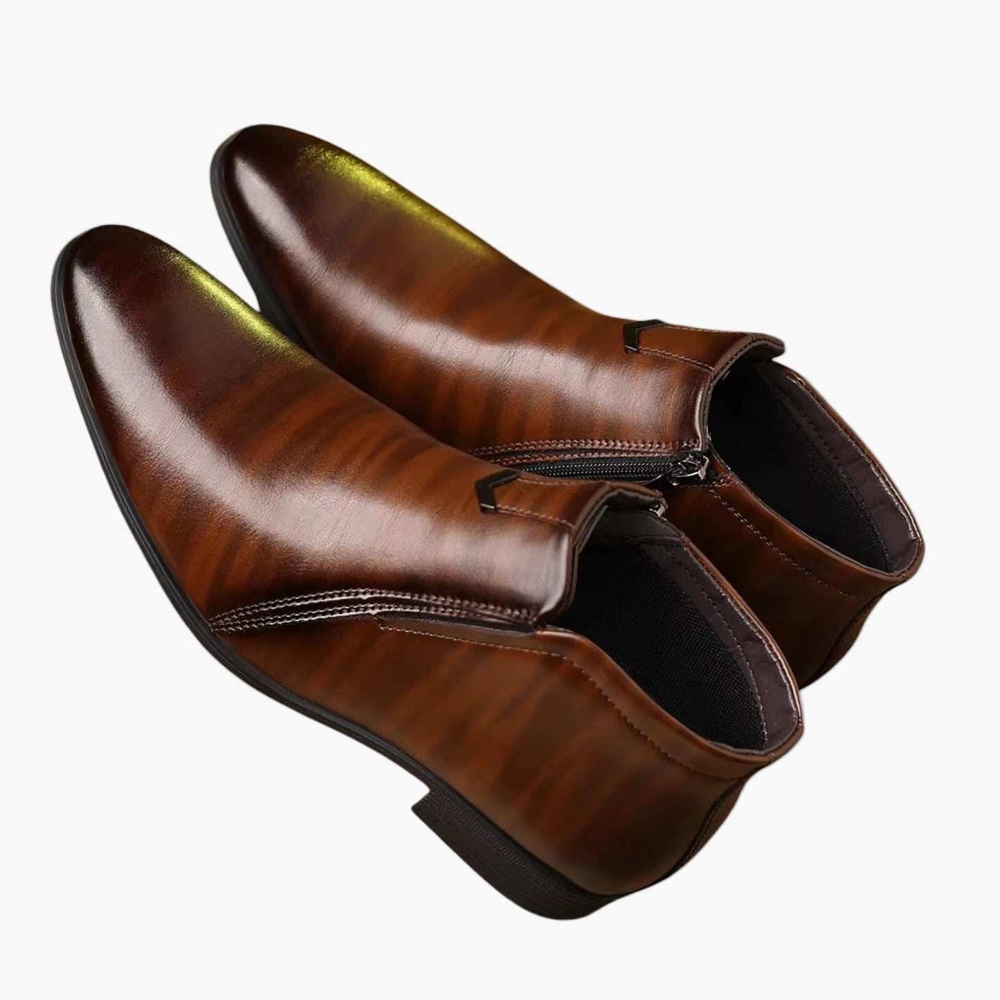 Herr Retro Ankelboots – Stilrena Höga Kängor för Mode och Vardag