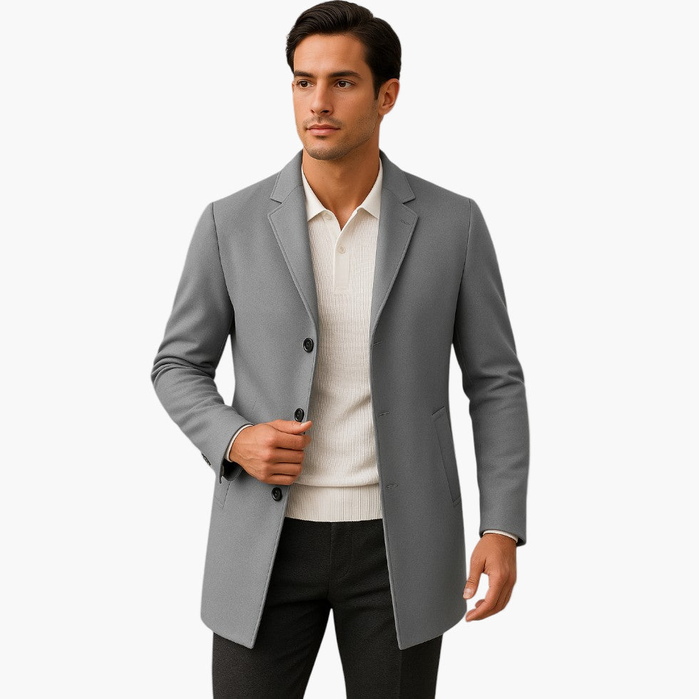 Herr Kappa – Klassisk Vårjacka med Modern Stil för Elegant Vardagsbruk