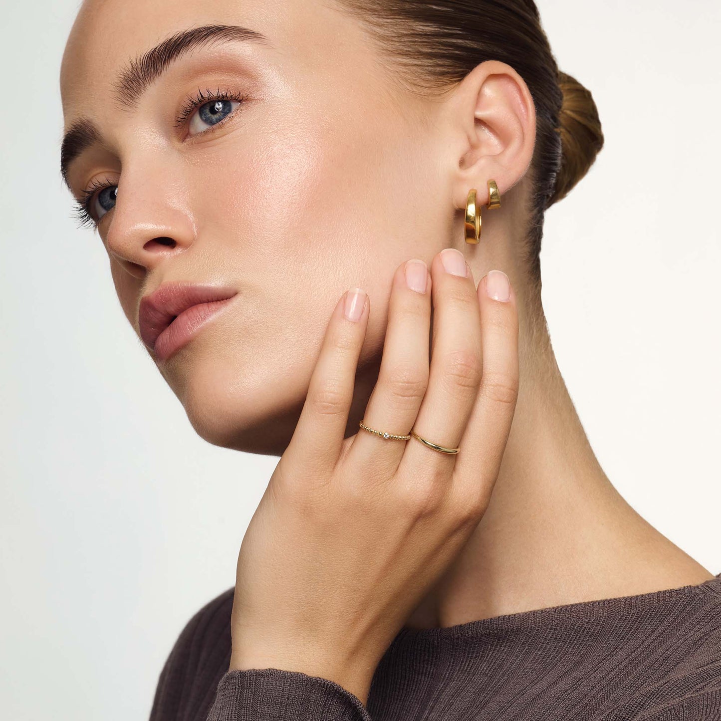 Mary – Slim Dome Ring för Kvinnor