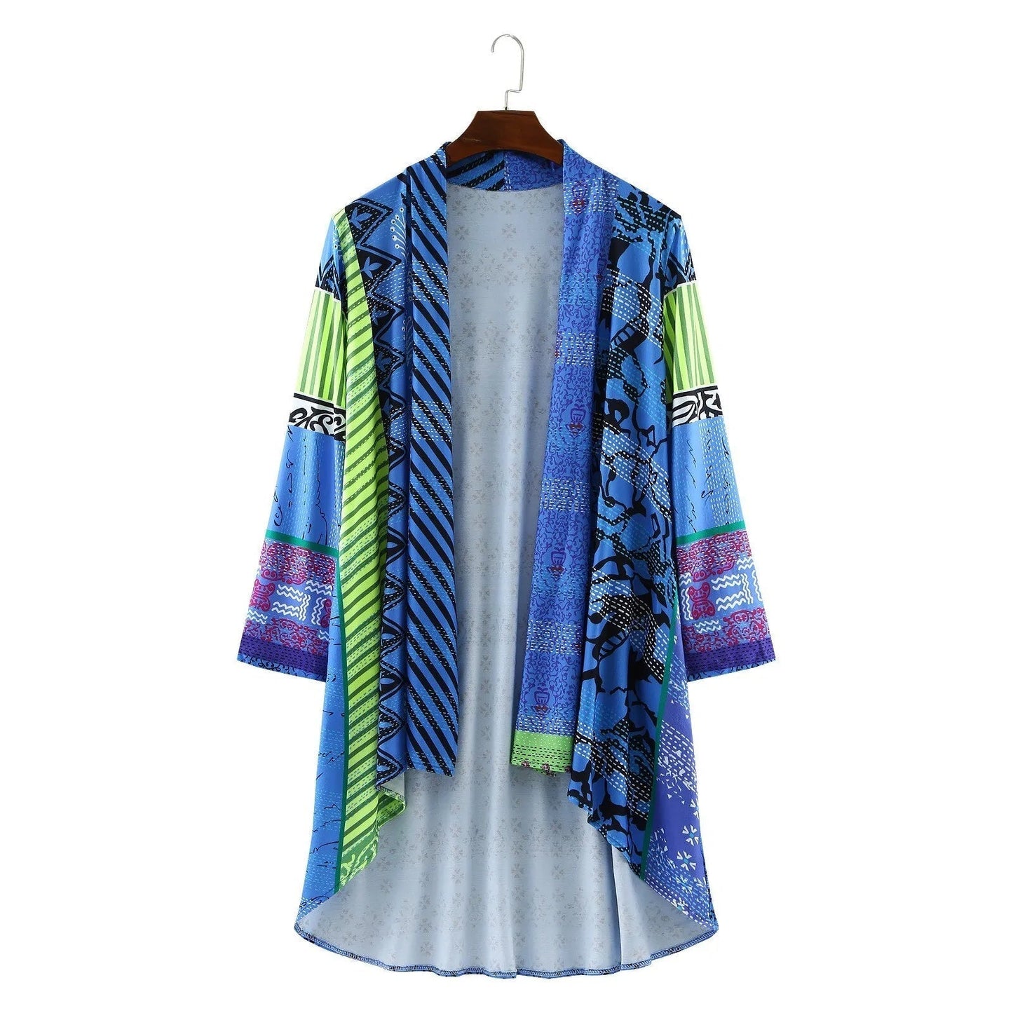 Damernas bohemisk vintage kimono – avslappnad och stilfull lång jacka för vardag och fest