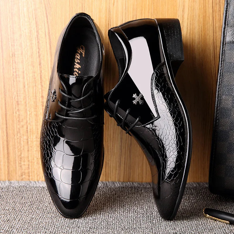 Herr Oxford Skor – Elegant Formell Design för Bröllop & Fest