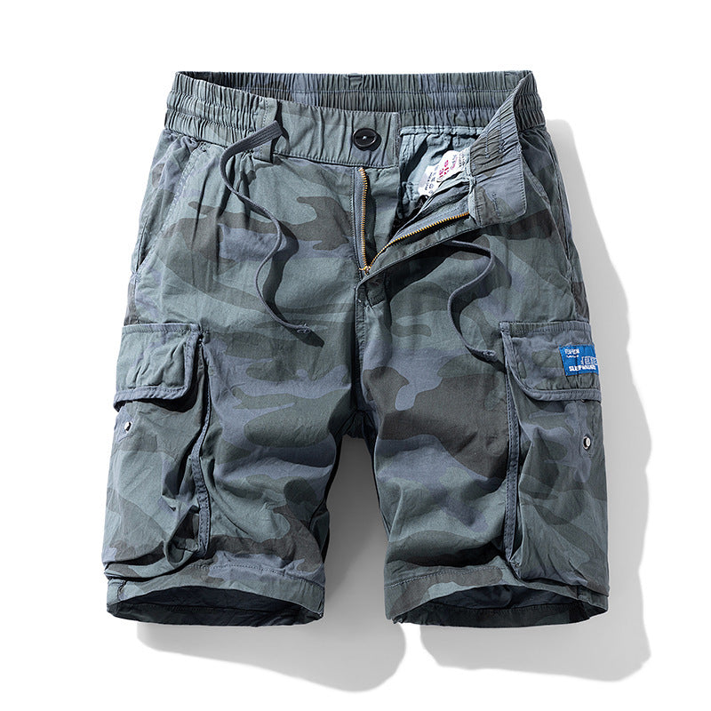 William – Kamouflage Ny Arbetskläder Sportshorts för Män