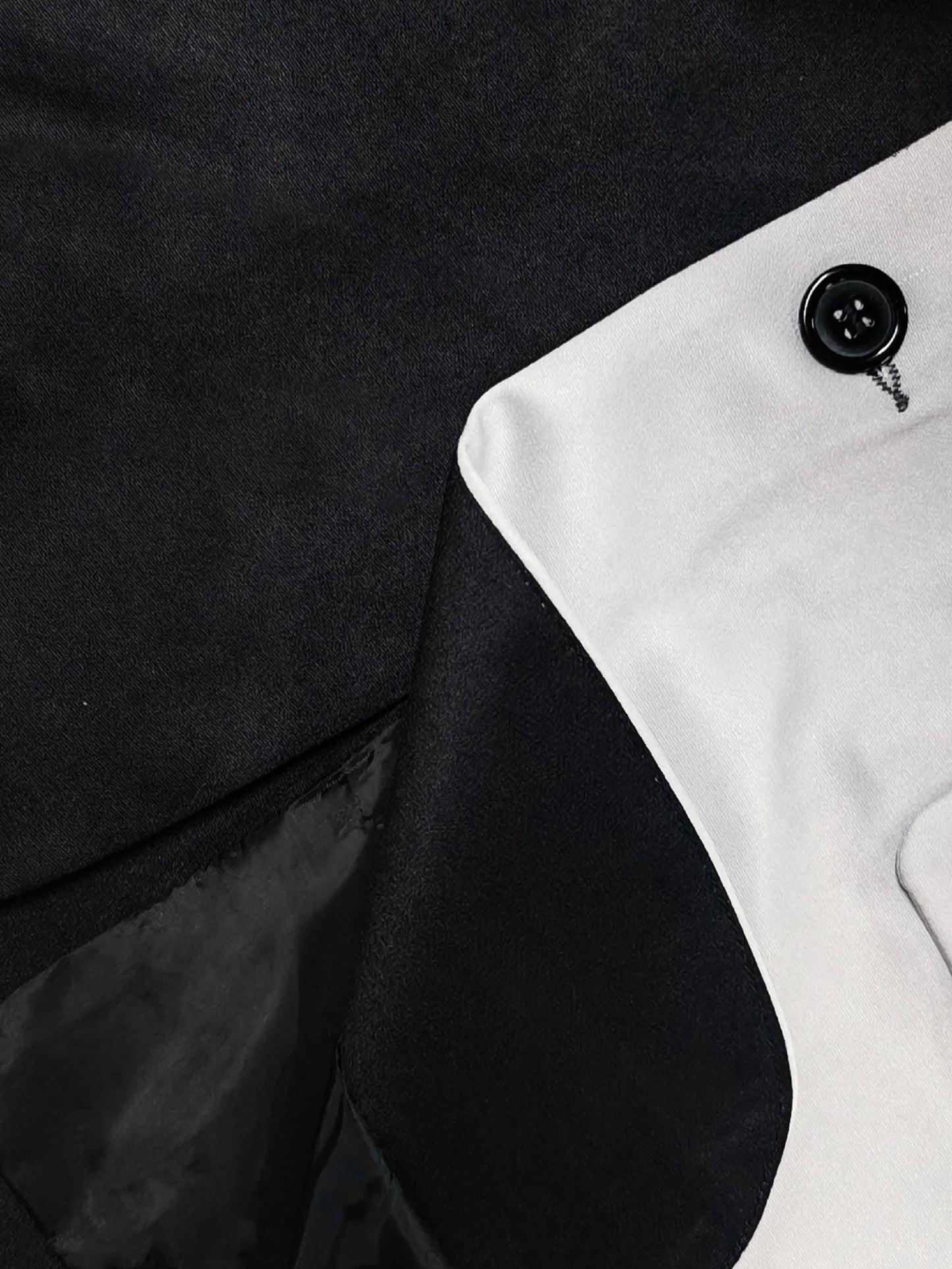 Herr Elegant Kostymkavaj för Fest och Affär – Modern Slim Fit Design