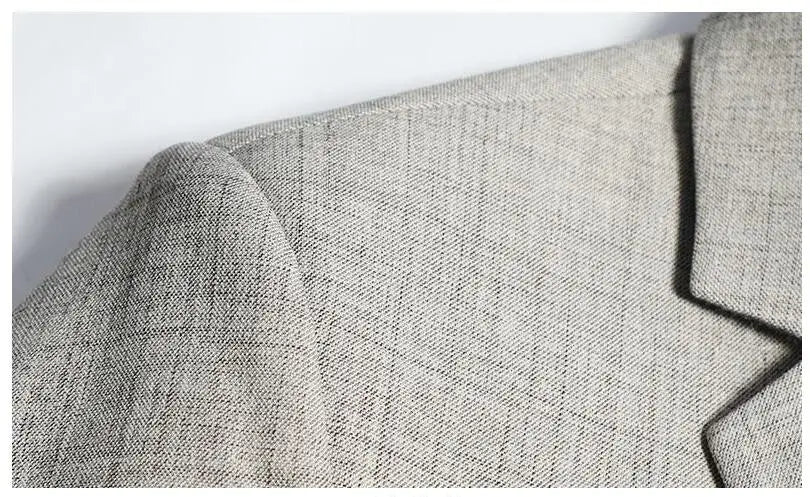 Herr Elegant Kavaj Blazer för Kontor och Fest – Modern Passform