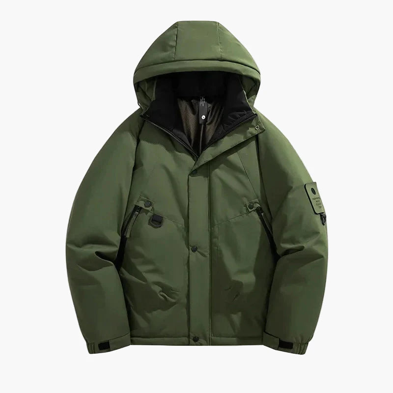Herr Vinterjacka Parkas – Varm Outdoor Vardagsstil