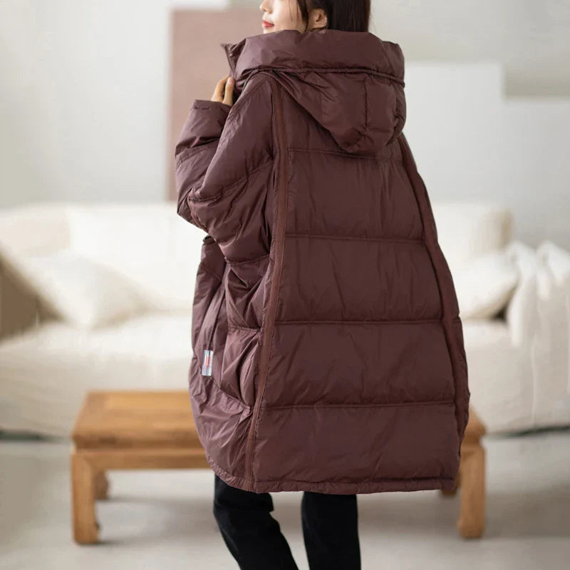 Femke- Parka med huva för kvinnor