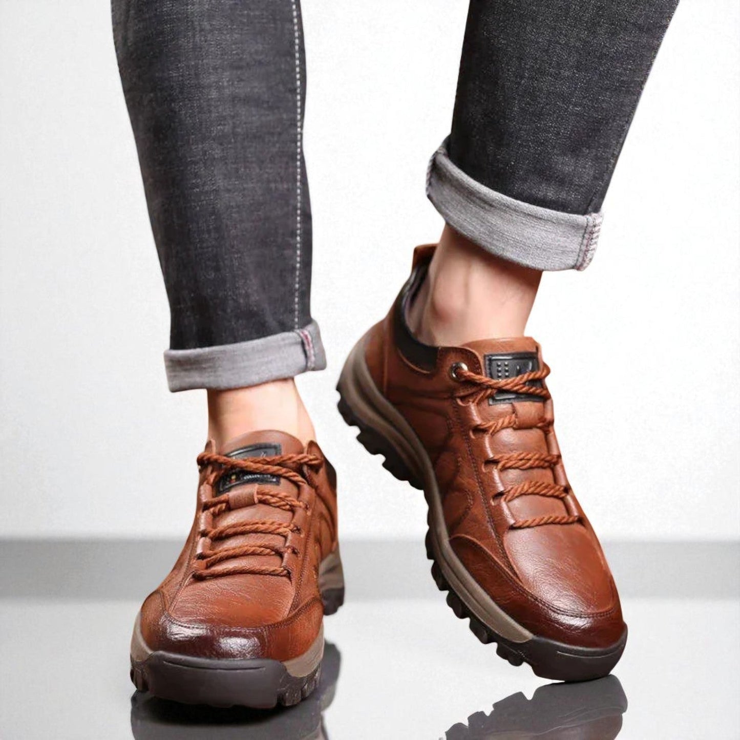 Herr Vandringsskor – Robust Outdoor Stil för Äventyr och Stad