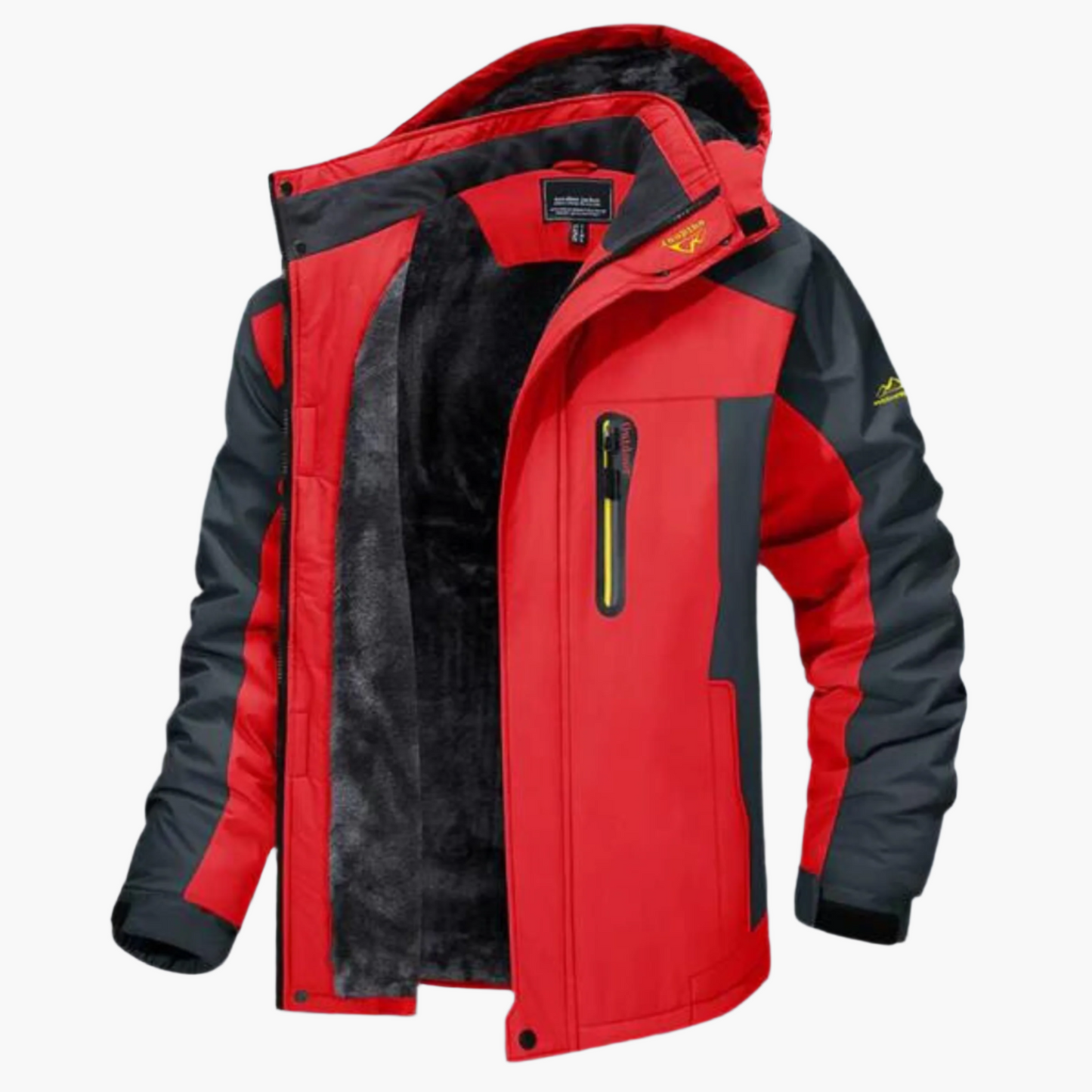 Herr vinterjacka outdoor sportig funktionell – perfekt för kallt väder och utomhusaktiviteter