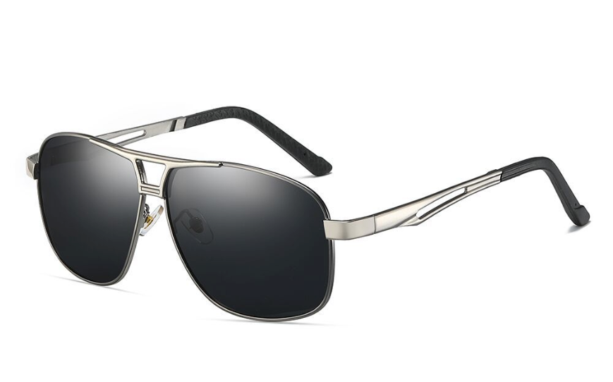 Christian – Unisex Polariserade Solglasögon i Aluminium