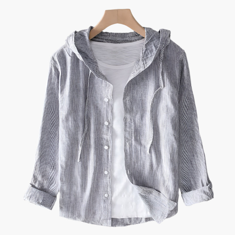 Dam blus med Huva – Klassisk Stil och Lätt Komfort för Vardag och Resa