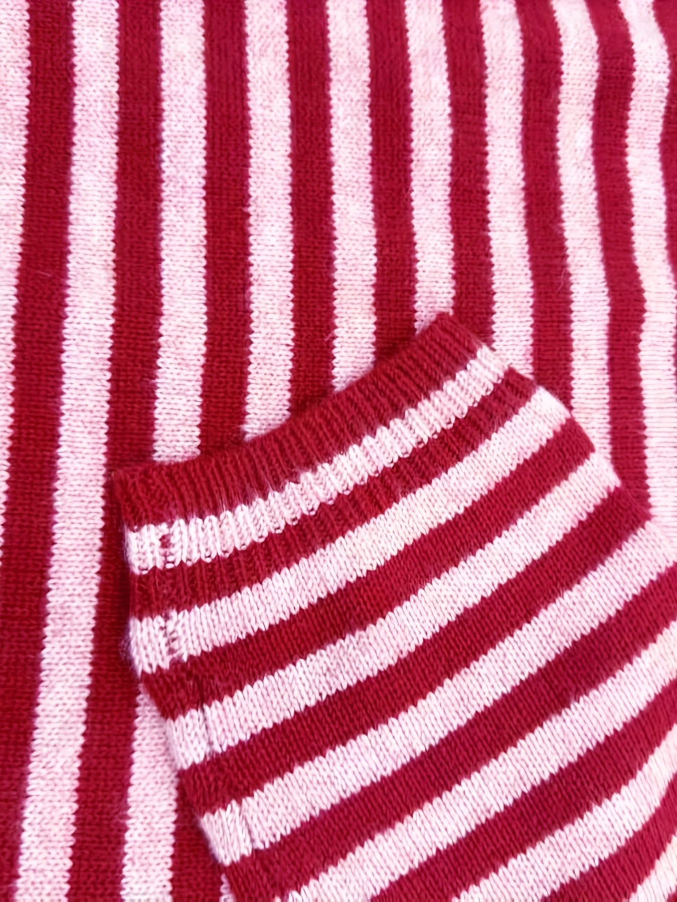 Damtröja med ränder och elegant stil för höst och vinter