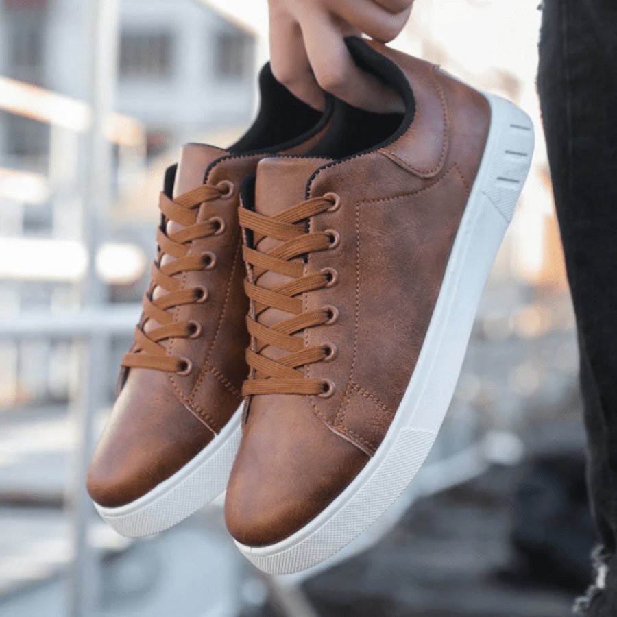 Herr Sneakers – Stilrena Eleganta Lågskor för Vardag och Fritid