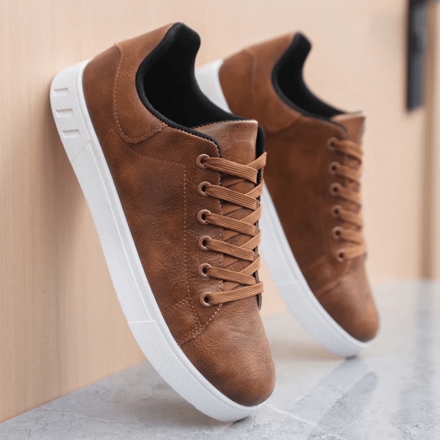 Herr Sneakers – Stilrena Eleganta Lågskor för Vardag och Fritid