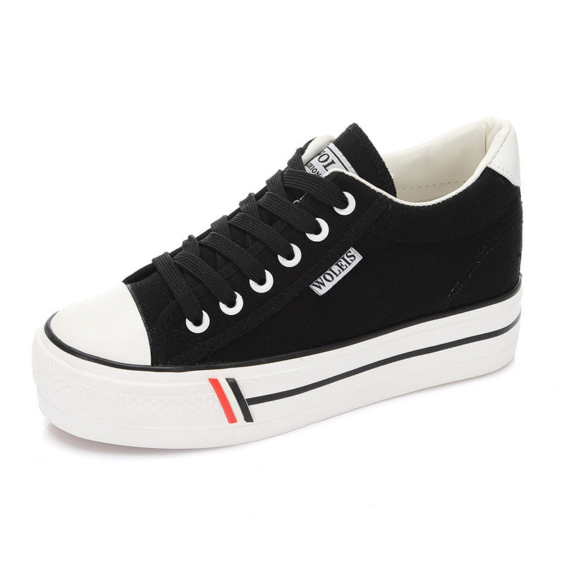 Marie – Canvasplattform Skor för Kvinnor