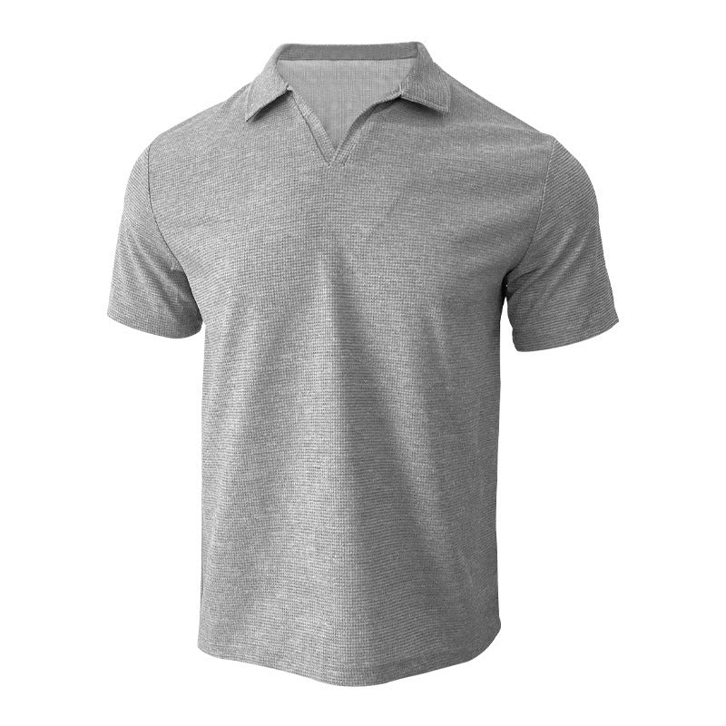 Herr Piké T-shirt Slim Fit – Modern och Stilren Kortärmad Pikétröja för Vardag och Arbete