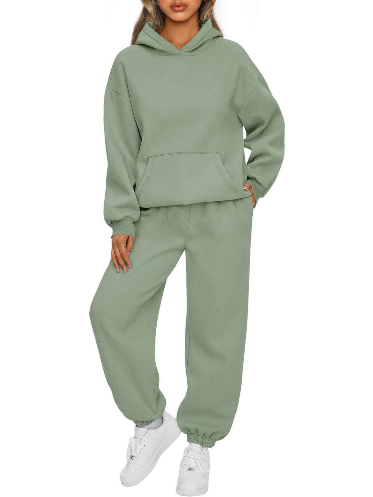 Emma – Tvådelad Casual Hoodie Sportbyxor Set