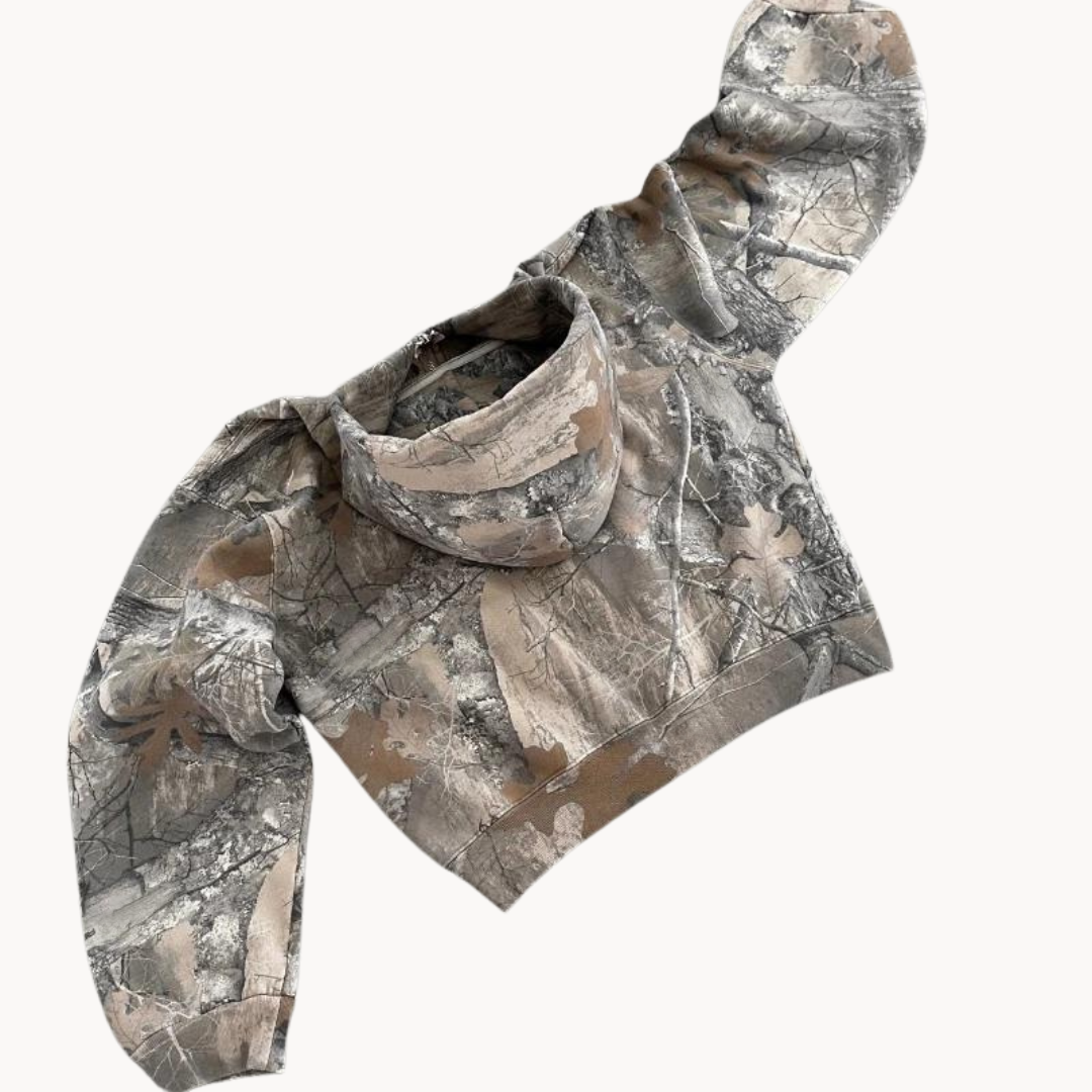 Unisex Camo Hoodie – Oversized Urban Streetwear för Vardag & Outdoor