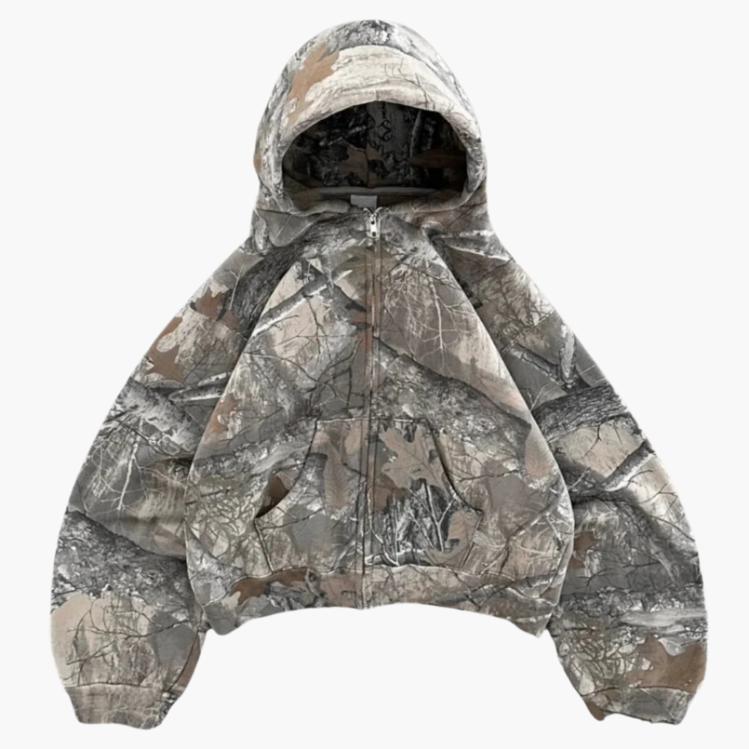 Unisex Camo Hoodie – Oversized Urban Streetwear för Vardag & Outdoor