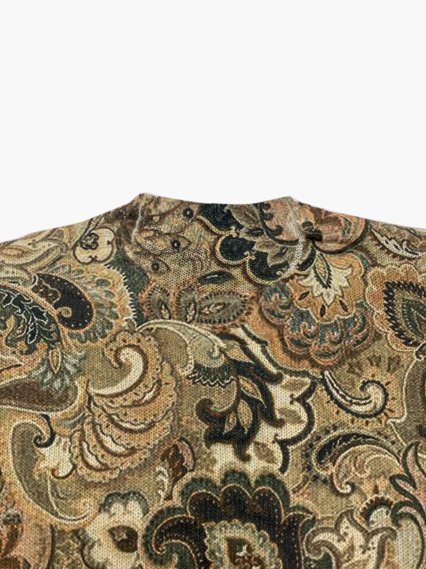 Damtröja med vintageinspirerat mönster – avslappnad och trendig för vardagsbruk