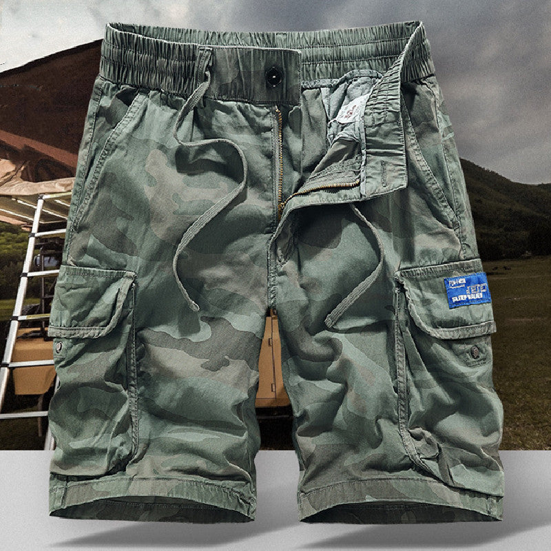 William – Kamouflage Ny Arbetskläder Sportshorts för Män