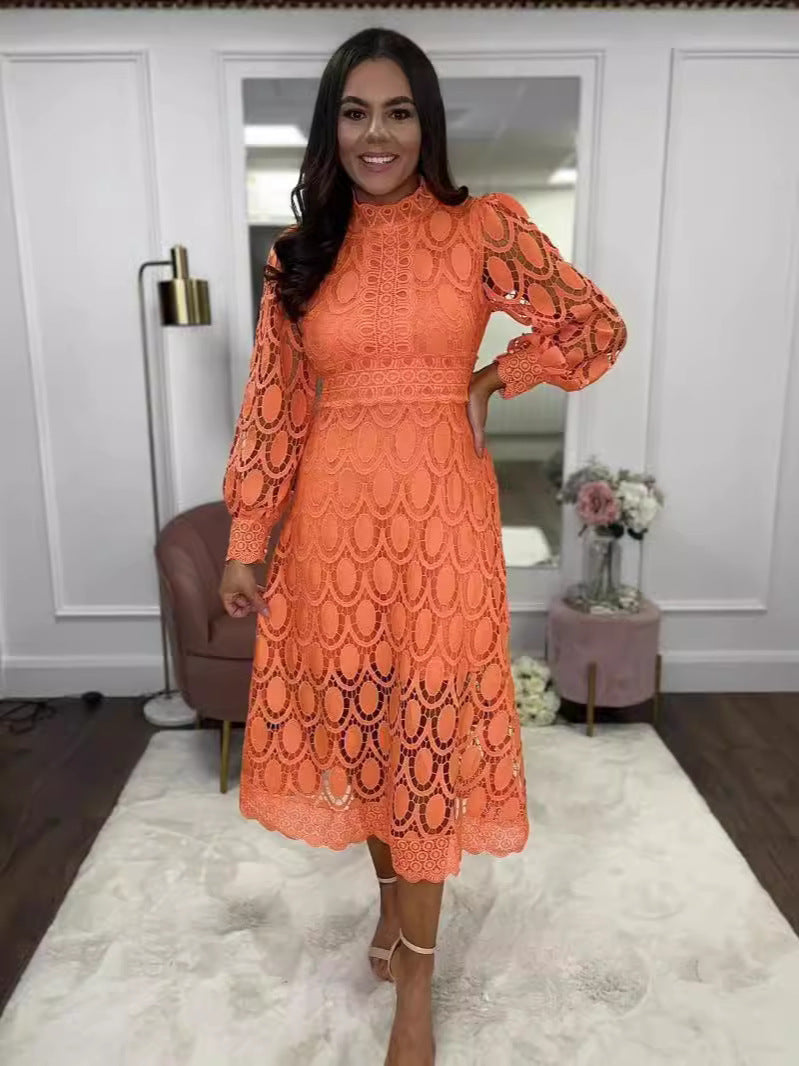 Lång luftig sommarklänning för dam – elegant maxiklänning för varma dagar