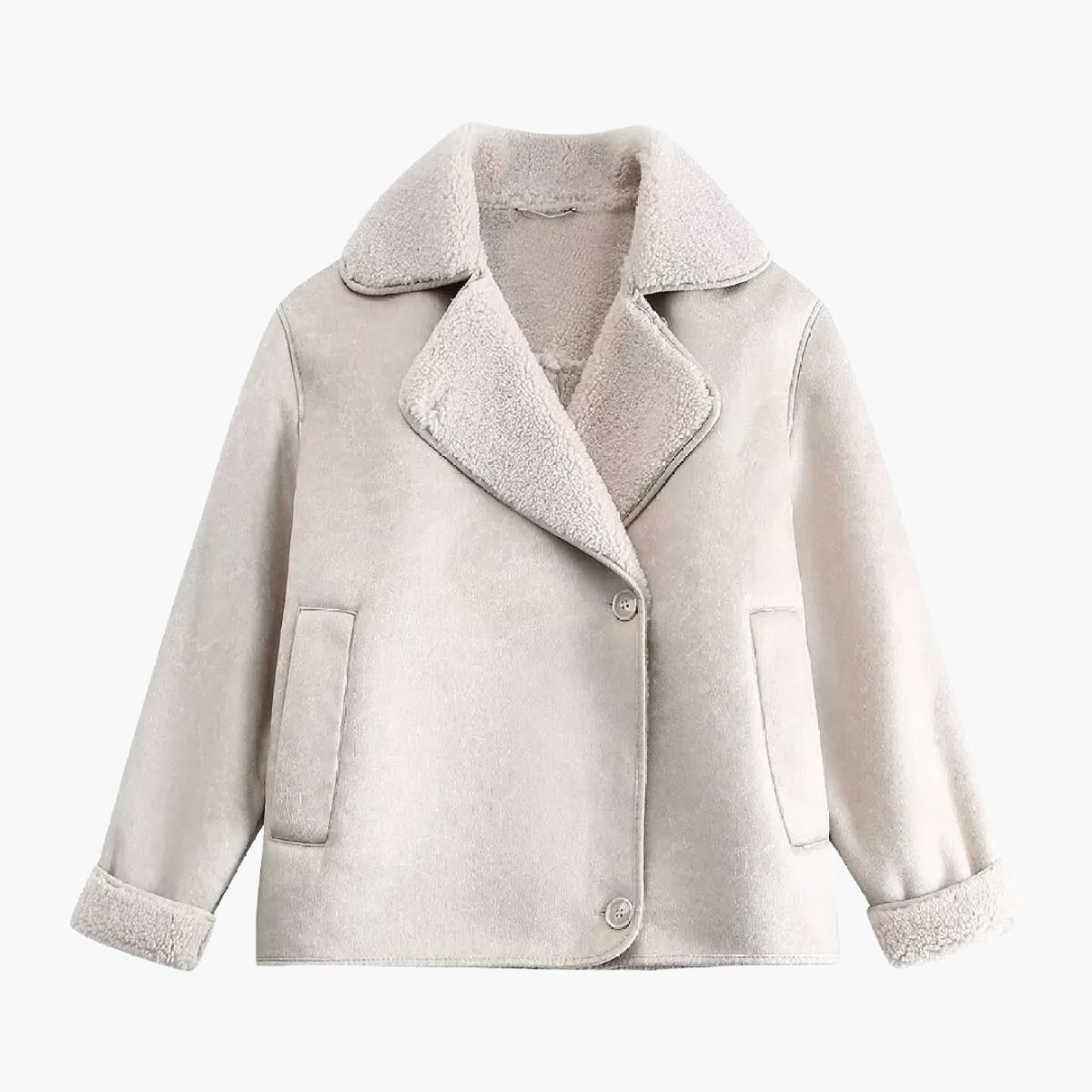 Damjacka i trendig oversized streetwear-stil – Perfekt för vardag och stadsliv