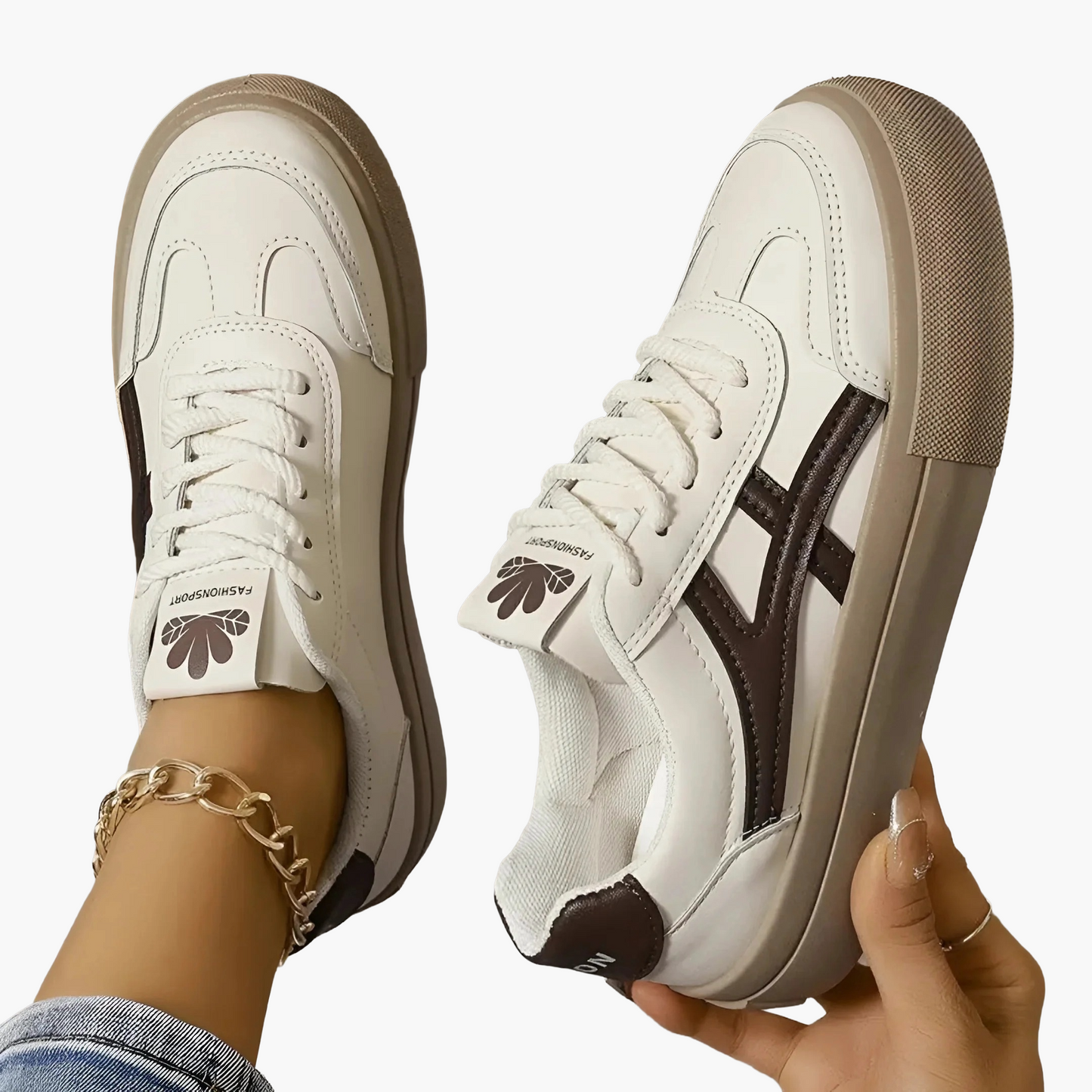 Carly – Ortopediska Sneakers för Kvinnor