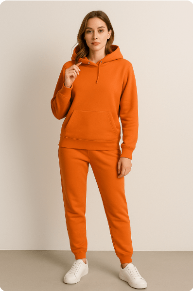 Herrar Mjukisdräkt Hoodie och Joggingbyxor Set – Perfekt för Avkoppling och Träning