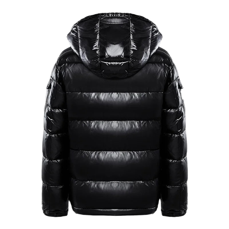 Herr Pufferjacka Vinter Modern Varm Outdoor Stil