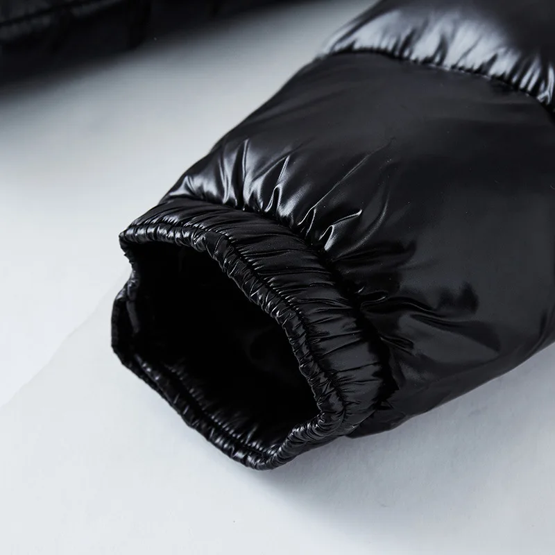 Herr Pufferjacka Vinter Modern Varm Outdoor Stil