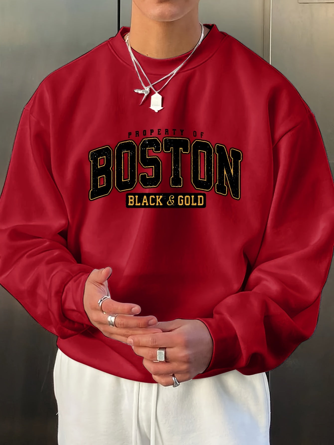 Axel - Trendig Boston Sweatshirt