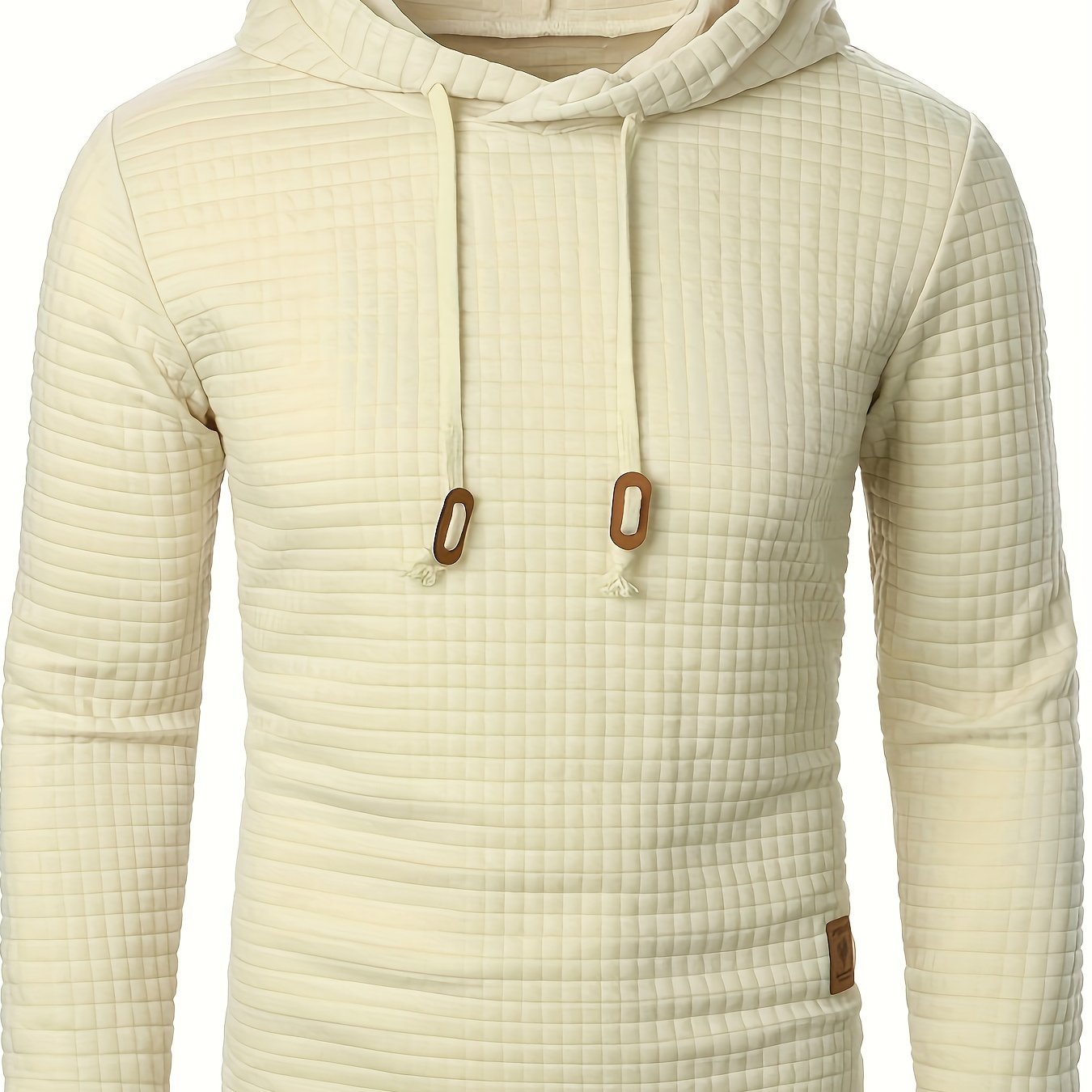 Johan - Herr Huvtröja med Strukturerad Design