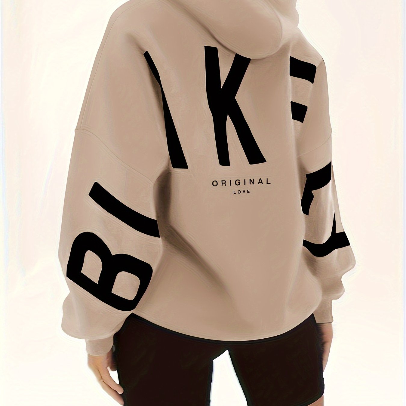 Selma - Oversized damhoodie med bokstavstryck